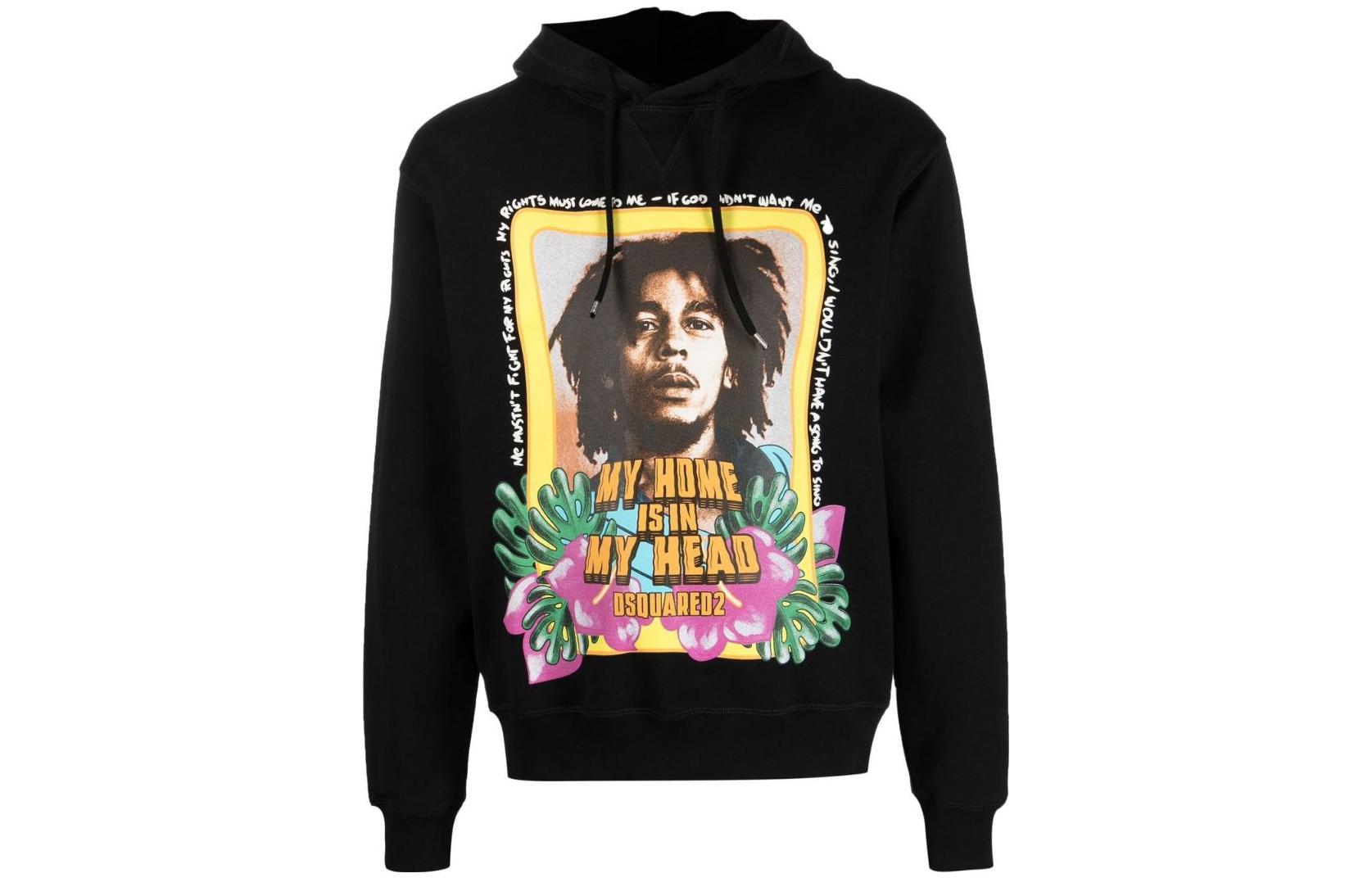 Толстовка DSQUARED2 Bob Marley с длинными рукавами DSQUARED 2, черный
Толстовка DSQUARED2 Bob Marley с длинными рукавами DSQUARED 2, черный