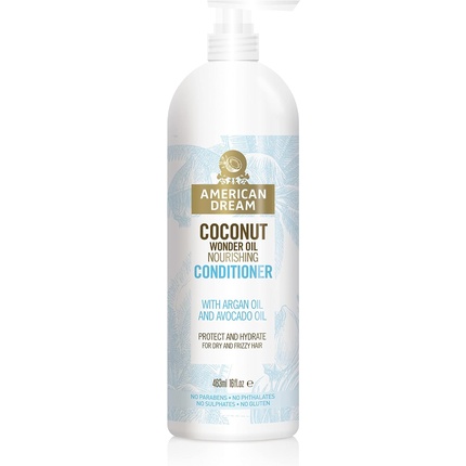 Питательный кондиционер Coconut Wonder Oil с аргановым маслом и маслом авокадо 463 мл American Dream
Питательный кондиционер Coconut Wonder Oil с аргановым маслом и маслом авокадо 463 мл American Dream