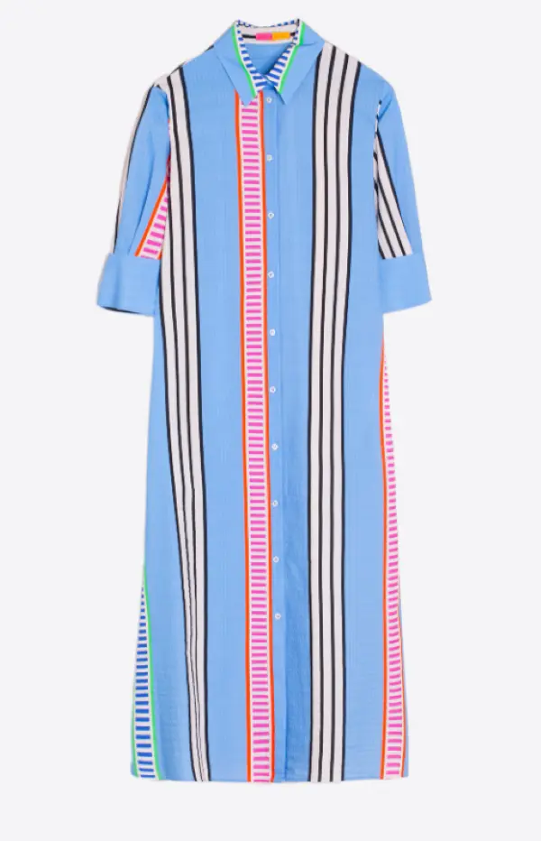 Платье Vilagallo Izzy Raya Azul Пике Размер S, синий 
Платье Vilagallo Izzy Raya Azul Пике Размер S, синий