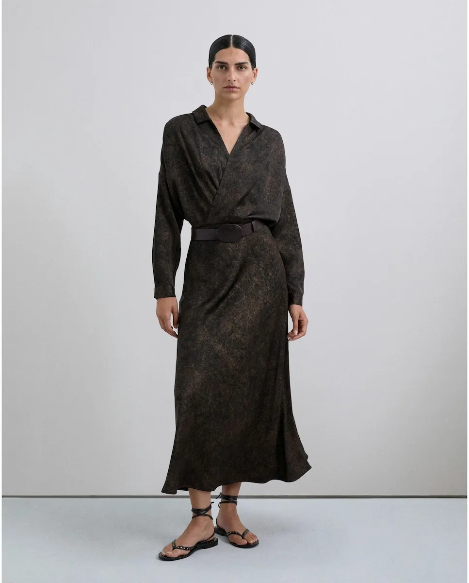 Женская рубашка с перекрестным дизайном и отложным воротником Scalpers, черный
Женская рубашка с перекрестным дизайном и отложным воротником Scalpers, черный