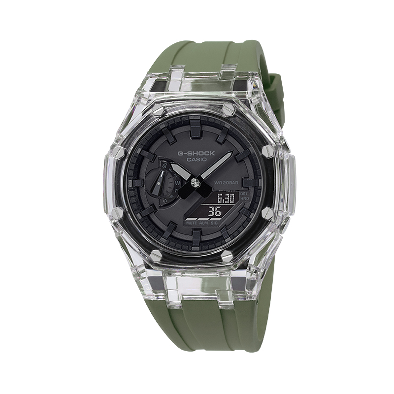 Часы Casio G-Shock Analog-Digital 2100 Series, арт. GA-2100-1A1, серо-зеленый/прозрачный/черный
Часы Casio G-Shock Analog-Digital 2100 Series, арт. GA-2100-1A1, серо-зеленый/прозрачный/черный