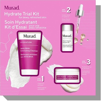Murad Набор средств по уходу за кожей премиум-класса Value Trial Set Hydrate Trial Kit
Murad Набор средств по уходу за кожей премиум-класса Value Trial Set Hydrate Trial Kit
