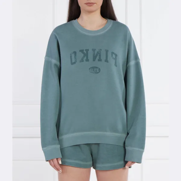 Толстовка свободного кроя Macarons Pinko, бирюзовый
Толстовка свободного кроя Macarons Pinko, бирюзовый