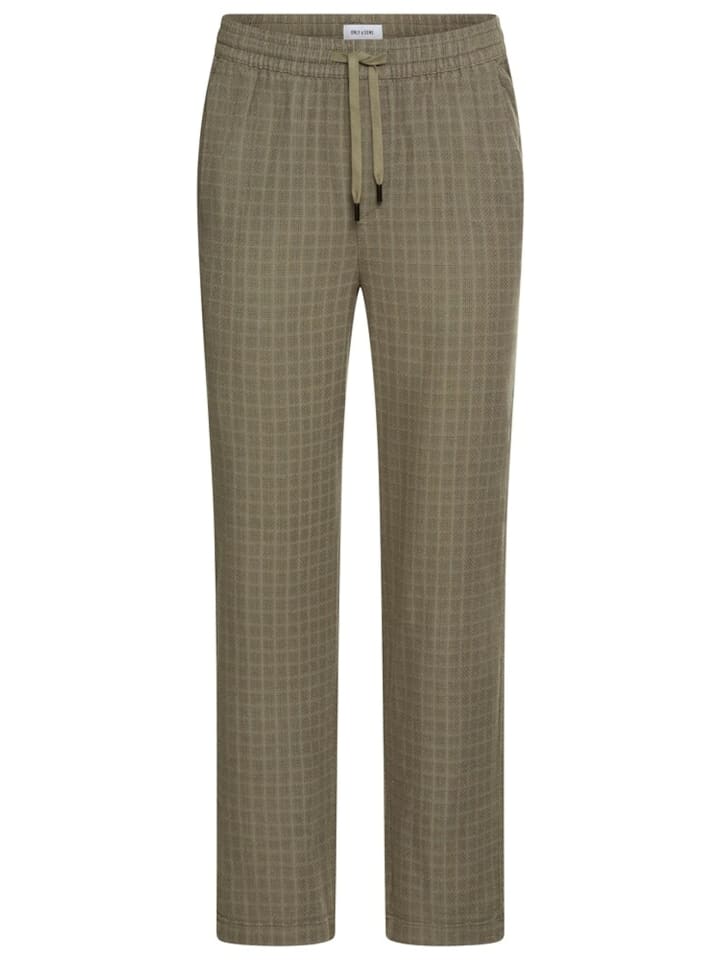 Брюки чинос Only&Sons, зеленый 
Брюки чинос Only&Sons, зеленый