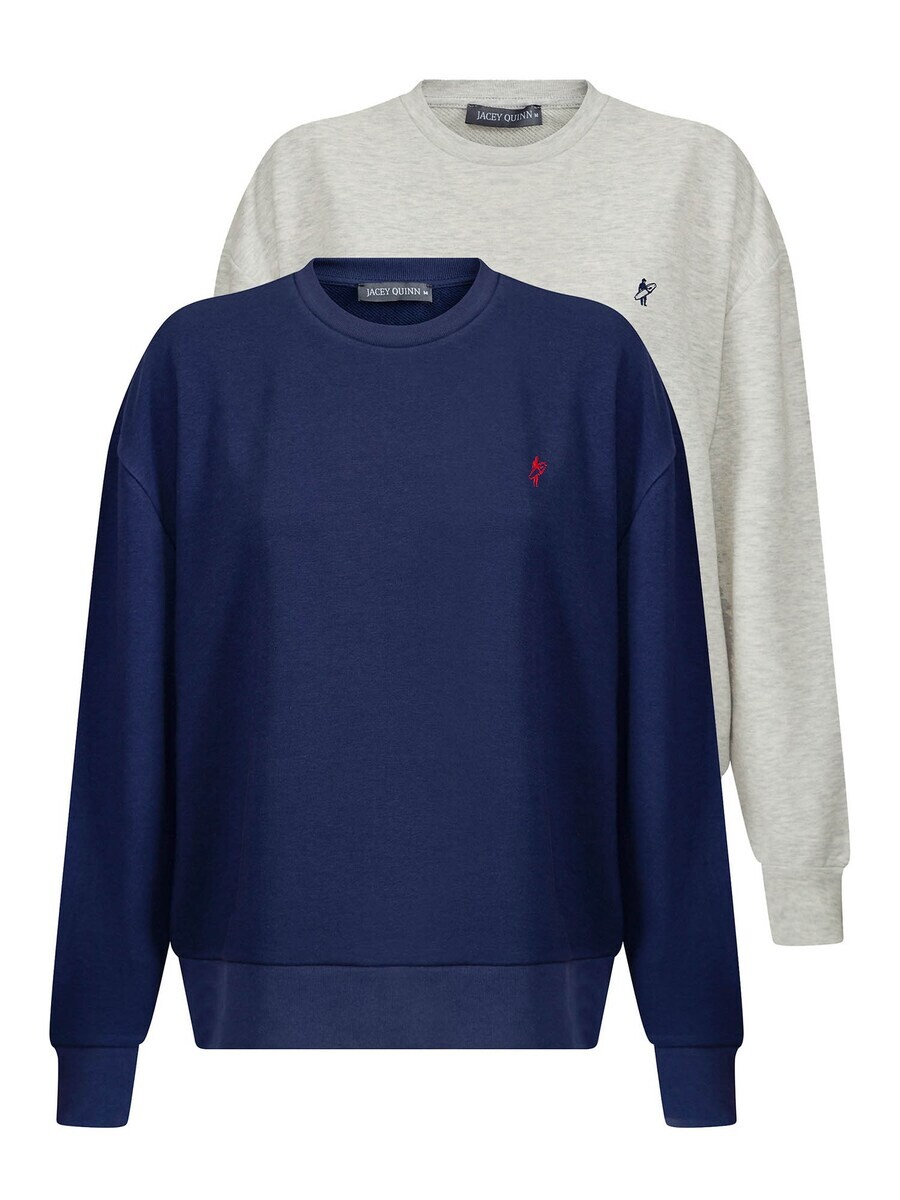 Свитер Jacey Quinn Sweatshirt, цвет ecru/navy
Свитер Jacey Quinn Sweatshirt, цвет ecru/navy