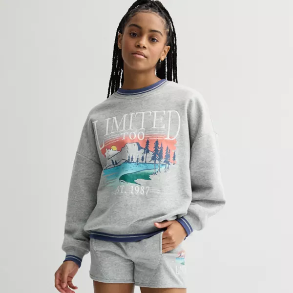 Детский ребристый пуловер с круглым вырезом для девочек 7-16 лет Limited Too, серый
Детский ребристый пуловер с круглым вырезом для девочек 7-16 лет Limited Too, серый