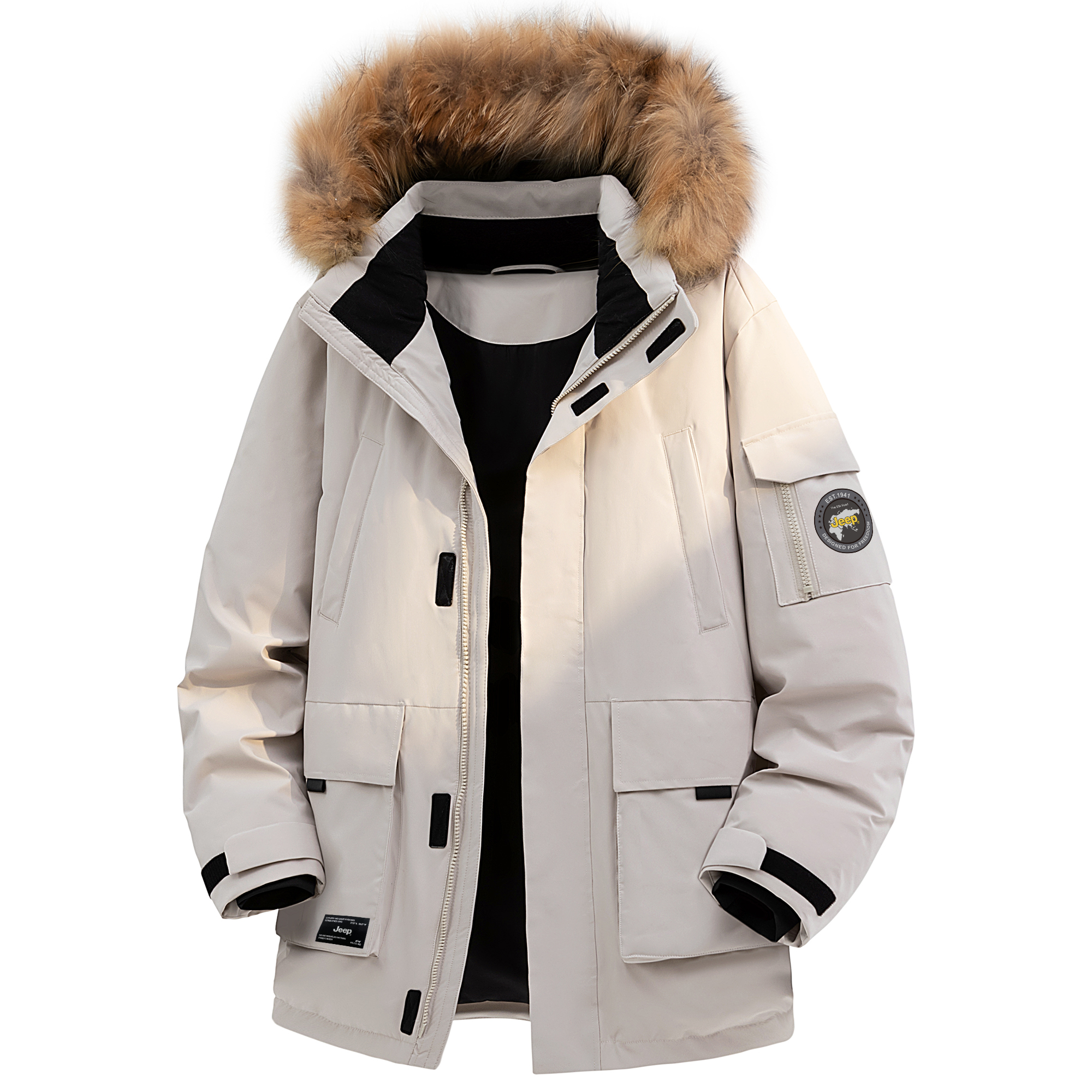 Пуховик Unisex утепленный парка Jeep, хаки
Пуховик Unisex утепленный парка Jeep, хаки