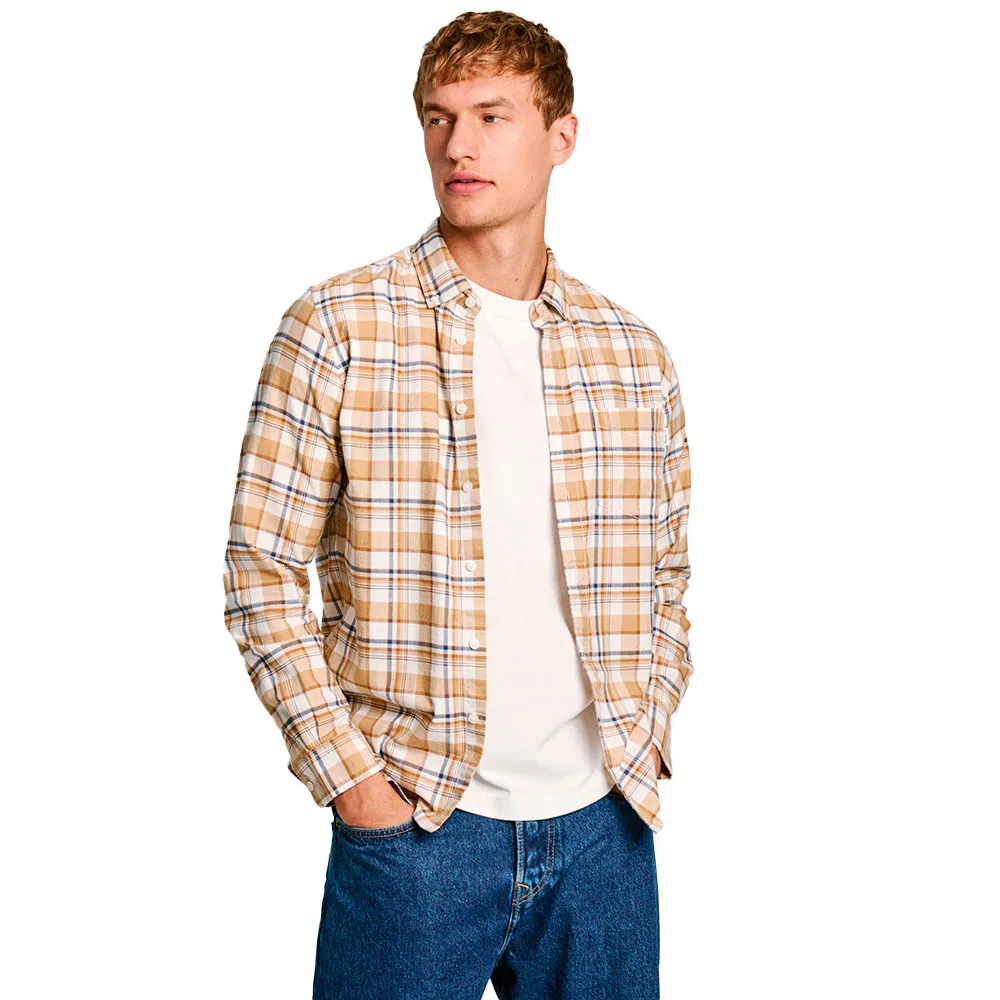 Рубашка Pepe Jeans Manel, бежевый
Рубашка Pepe Jeans Manel, бежевый