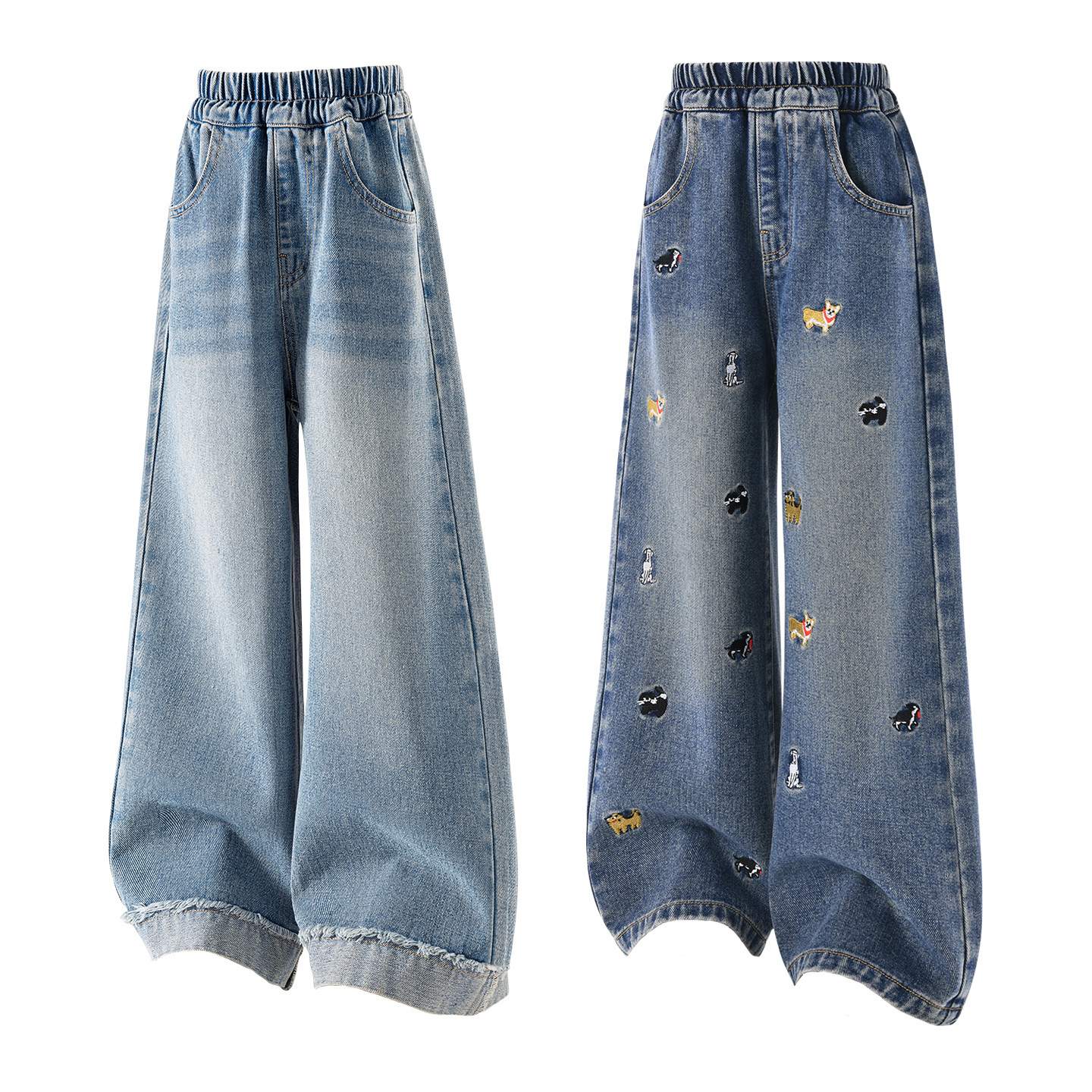 Детские джинсы Disney, Cuffed Wide Leg Pants+Puppy Wide Leg Pants
Детские джинсы Disney, Cuffed Wide Leg Pants+Puppy Wide Leg Pants