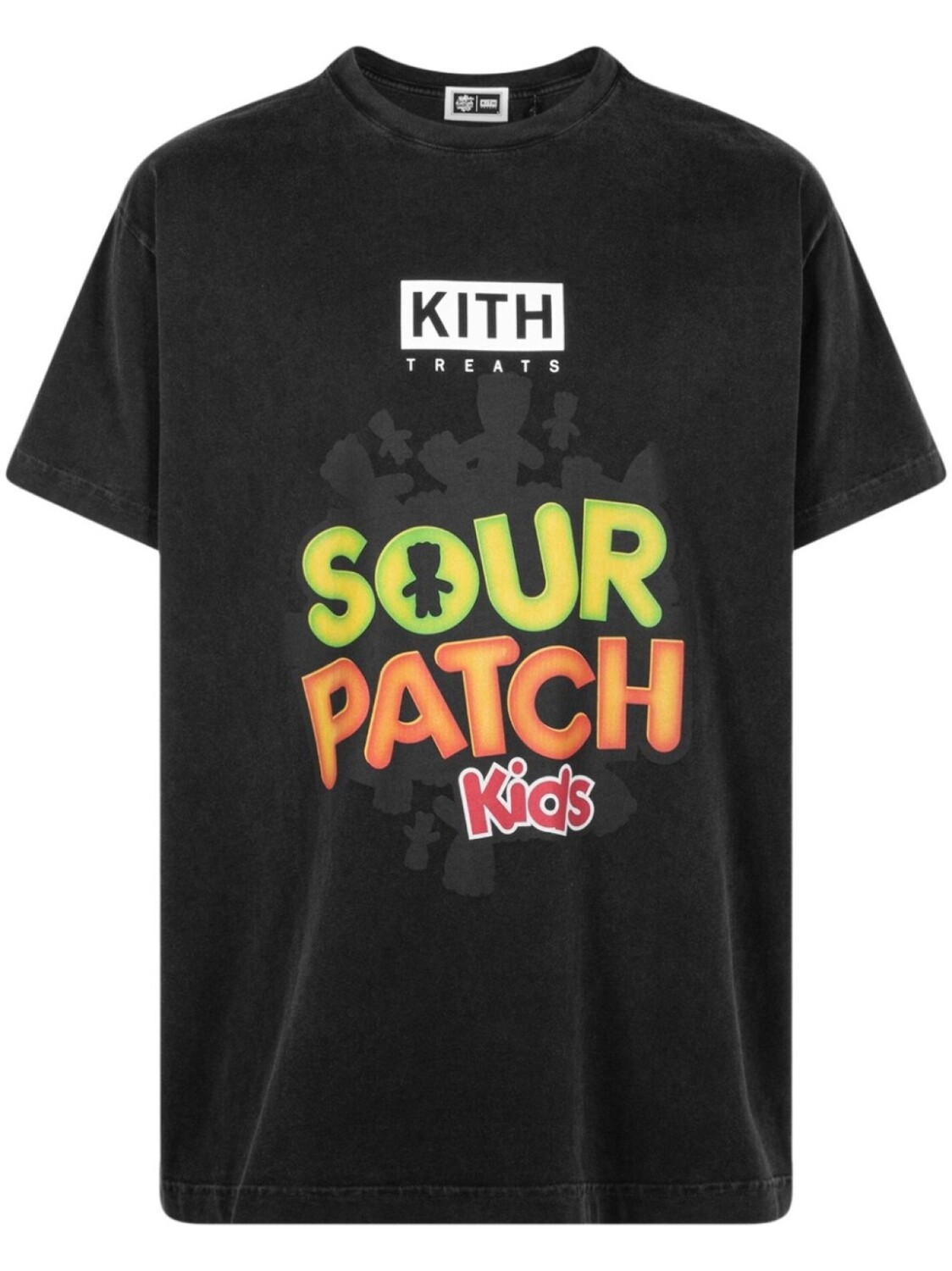 Футболка в винтажном стиле с надписью «Угощения для детей SOUR PATCH» KITH, черный
Футболка в винтажном стиле с надписью «Угощения для детей SOUR PATCH» KITH, черный