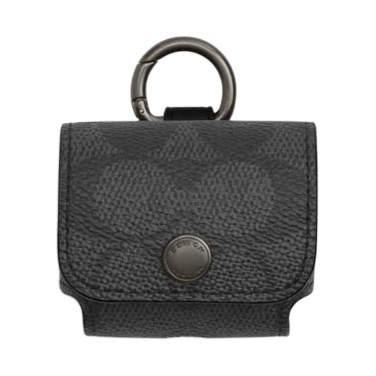 Coach Чехол для наушников из холста с покрытием, стандартный, унисекс, черный
Coach Чехол для наушников из холста с покрытием, стандартный, унисекс, черный