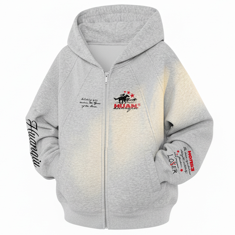 Толстовка Unisex Hooded Thickened Cardigan HUANQIU, светло-серый
Толстовка Unisex Hooded Thickened Cardigan HUANQIU, светло-серый