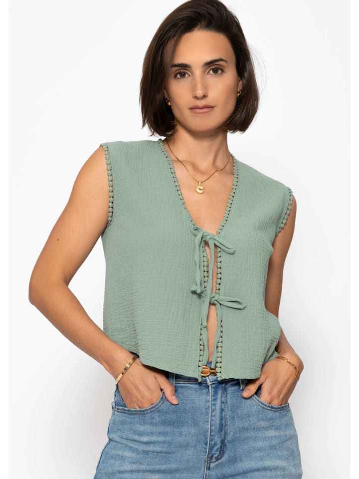 Топ SASSYCLASSY, зеленый
Топ SASSYCLASSY, зеленый