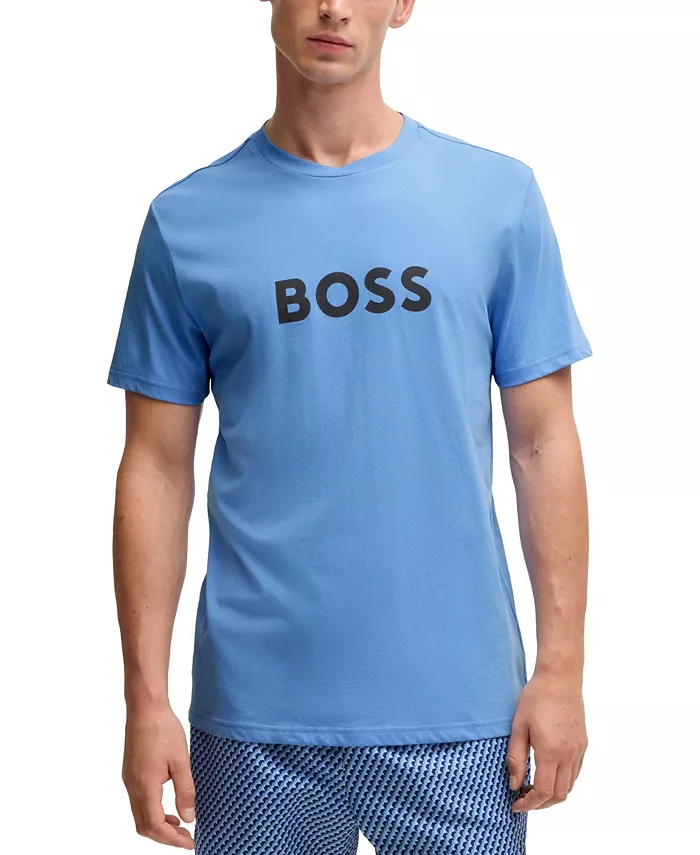 Мужская хлопковая футболка с защитой от ультрафиолета SPF 50+ Hugo Boss, синий
Мужская хлопковая футболка с защитой от ультрафиолета SPF 50+ Hugo Boss, синий