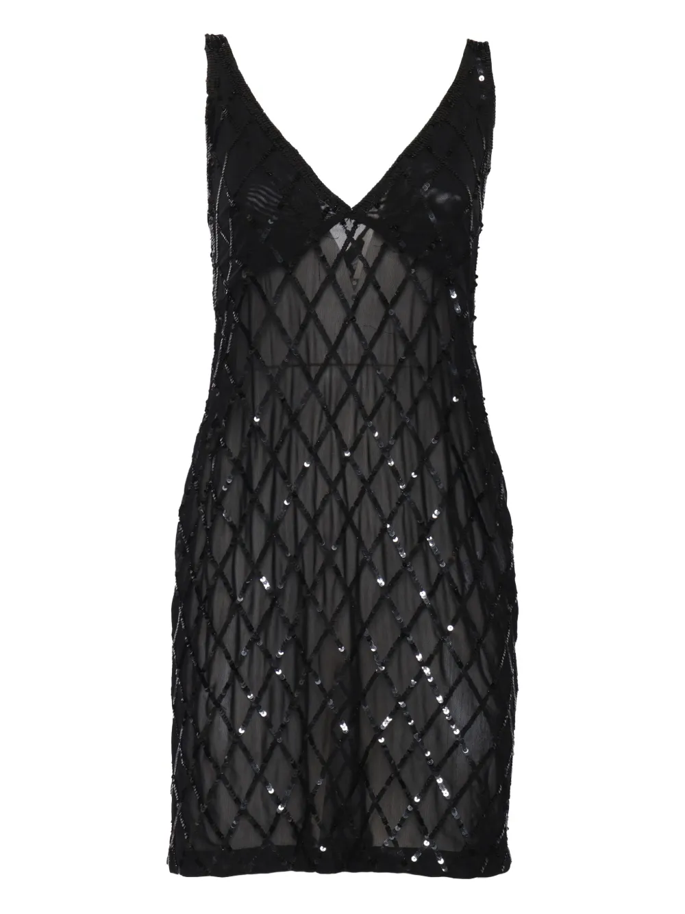 Коктейльное платье с V-образным вырезом, украшенное пайетками P.A.R.O.S.H., черный
Коктейльное платье с V-образным вырезом, украшенное пайетками P.A.R.O.S.H., черный