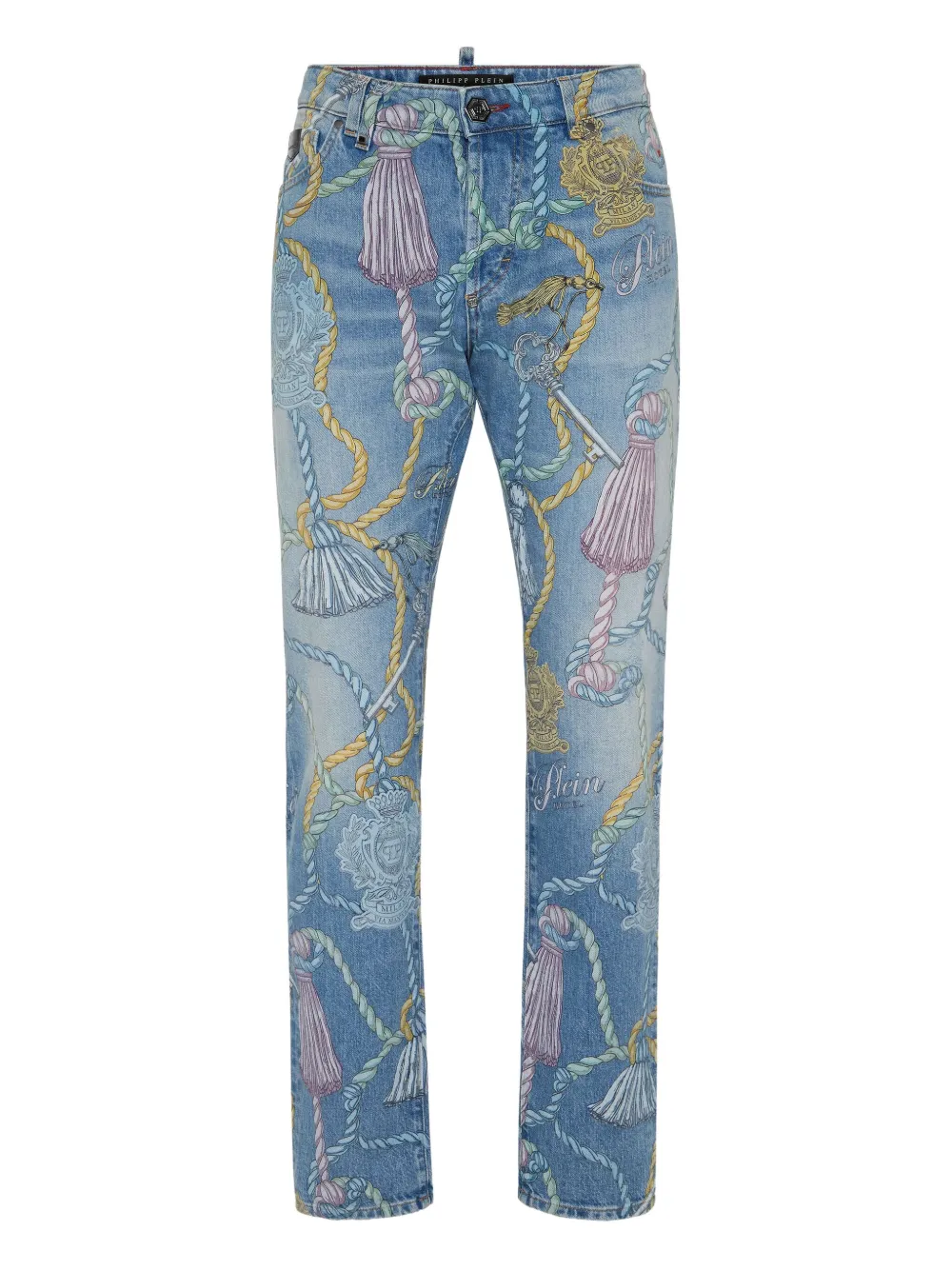 Джинсы с принтом Philipp Plein, синий
Джинсы с принтом Philipp Plein, синий
