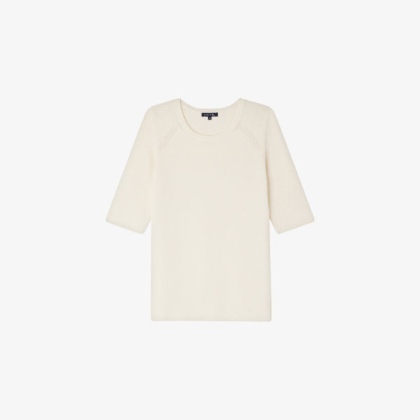 Футболка Soeur тонкой вязки, экрю
Футболка Soeur тонкой вязки, экрю