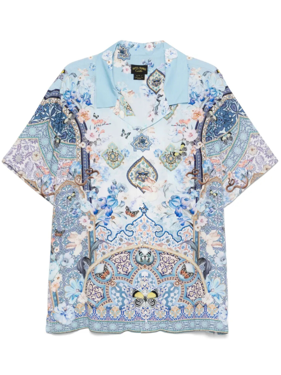 Рубашка Camilla с короткими рукавами и воротником-стойкой, синий
Рубашка Camilla с короткими рукавами и воротником-стойкой, синий