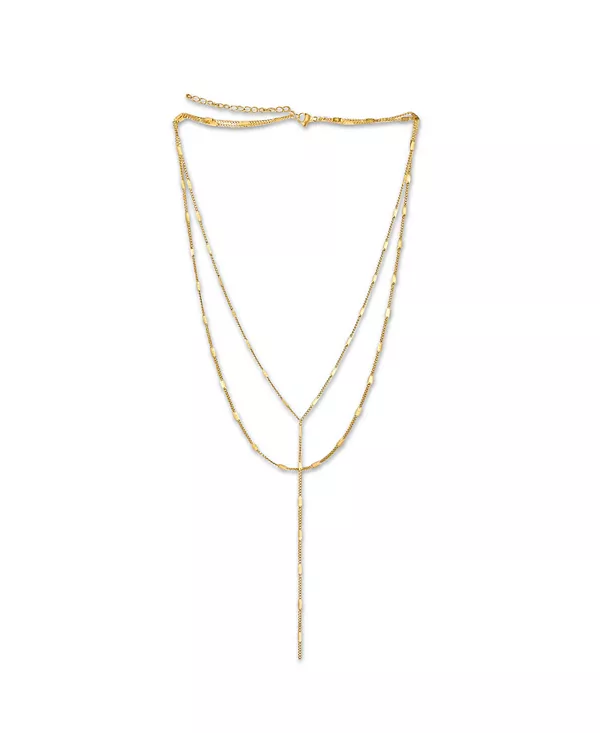 Изящное цепочное ожерелье Камиллы в форме лариата Ellie Vail, gold
Изящное цепочное ожерелье Камиллы в форме лариата Ellie Vail, gold