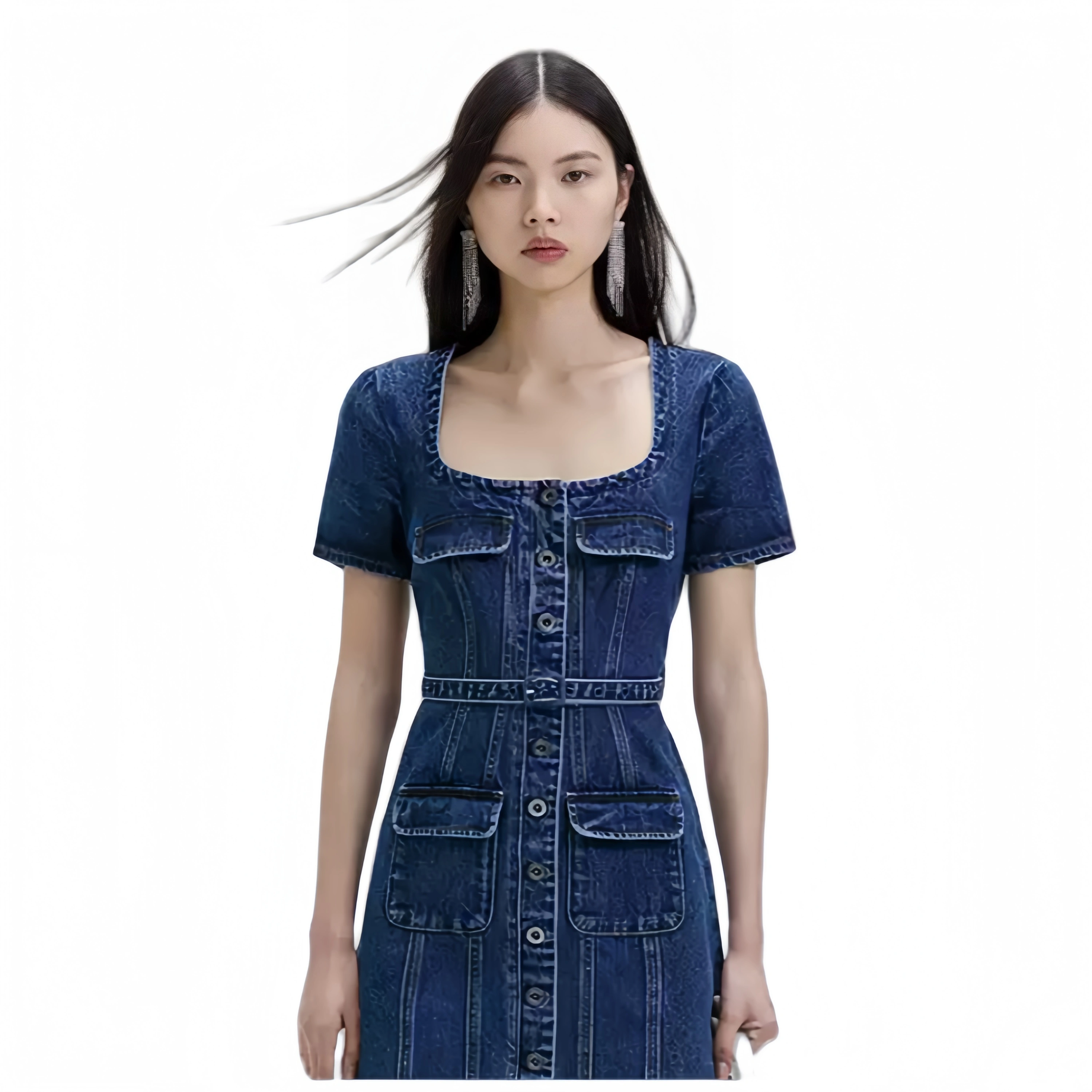 Женское платье с коротким рукавом Self portrait Self-portrait, синий
Женское платье с коротким рукавом Self portrait Self-portrait, синий