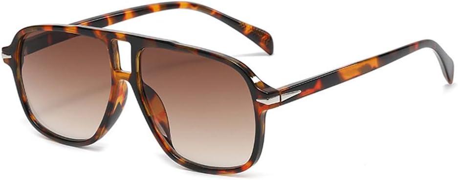 Мужские солнцезащитные очки-пилот в стиле ретро с двойной перемычкой, модные очки с заклепками, защита от УФ-излучения UV400, женские модные солнцезащитные очки с леопардовым принтом WNCKSQ, Leopard Tea Gradient
Мужские солнцезащитные очки-пилот в стиле ретро с двойной перемычкой, модные очки с заклепками, защита от УФ-излучения UV400, женские модные солнцезащитные очки с леопардовым принтом WNCKSQ, Leopard Tea Gradient