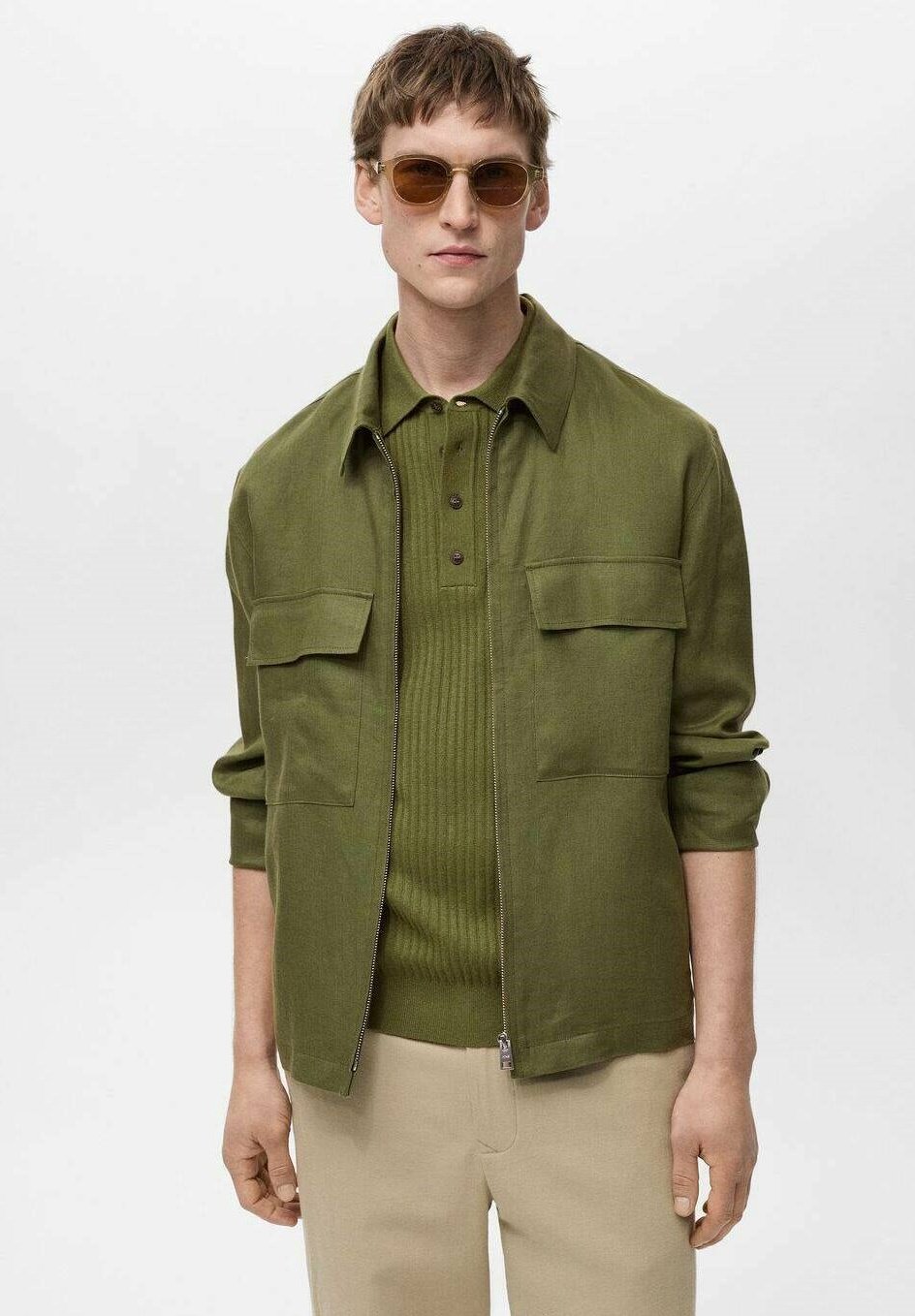 Летняя куртка Mango, зеленый
Летняя куртка Mango, зеленый