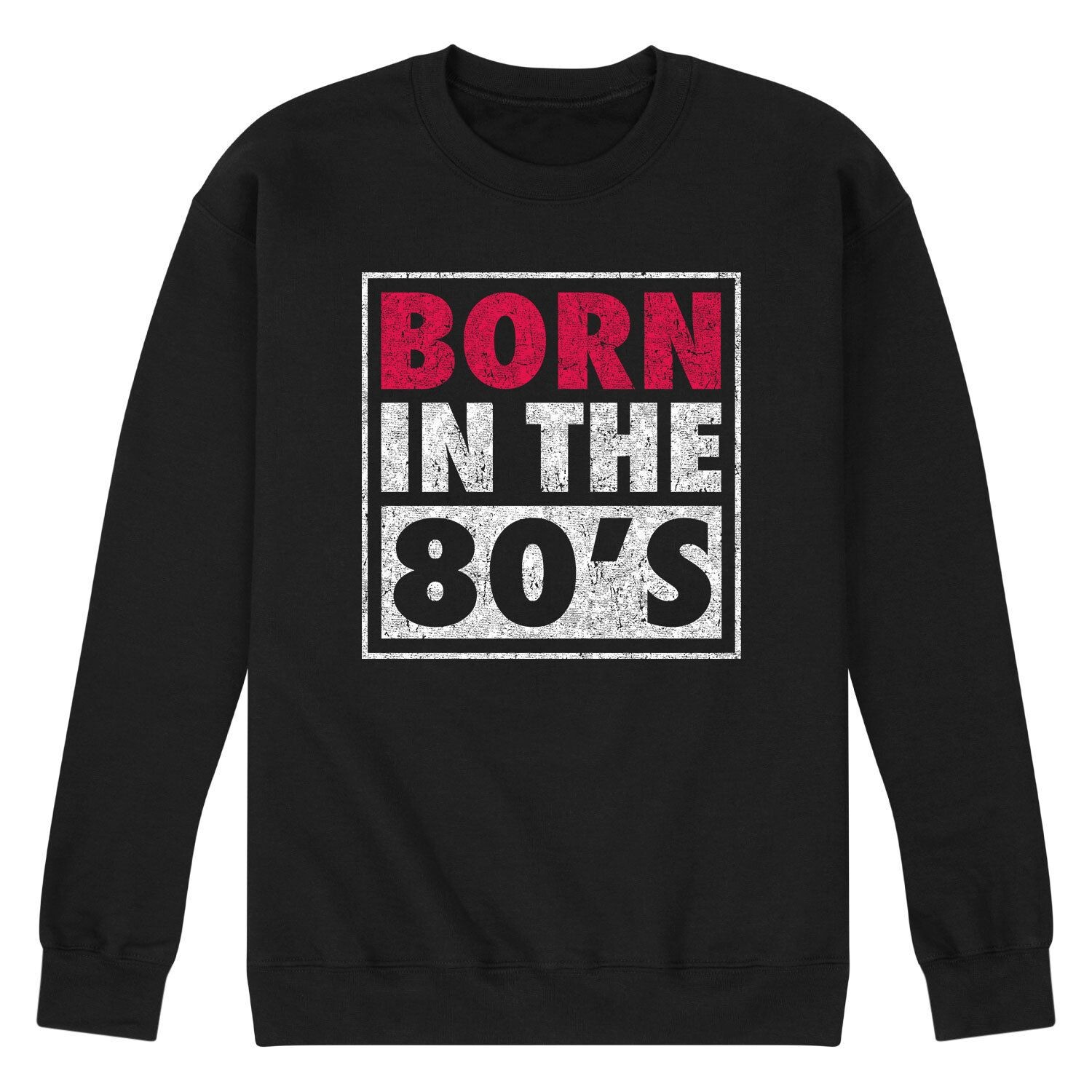 Мужская толстовка с круглым вырезом, рожденная в 80-х годах Licensed Character
Мужская толстовка с круглым вырезом, рожденная в 80-х годах Licensed Character