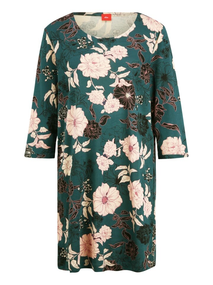 Ночная рубашка sOliver, цвет dunkelgrün-geblümt
Ночная рубашка sOliver, цвет dunkelgrün-geblümt