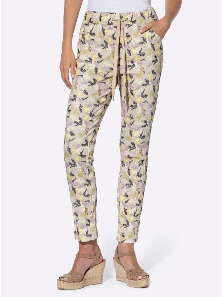 Брюки с принтом в песочно-охристых тонах Heine
Брюки с принтом в песочно-охристых тонах Heine