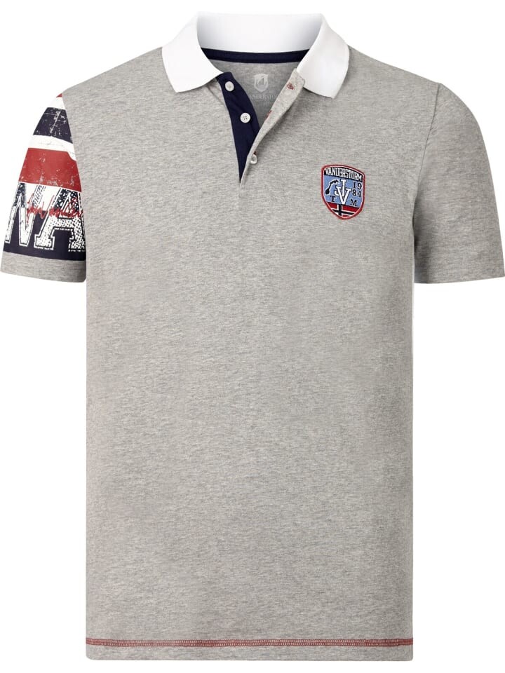 Поло Jan Vanderstorm Poloshirt DAGINO, цвет silbergrau
Поло Jan Vanderstorm Poloshirt DAGINO, цвет silbergrau