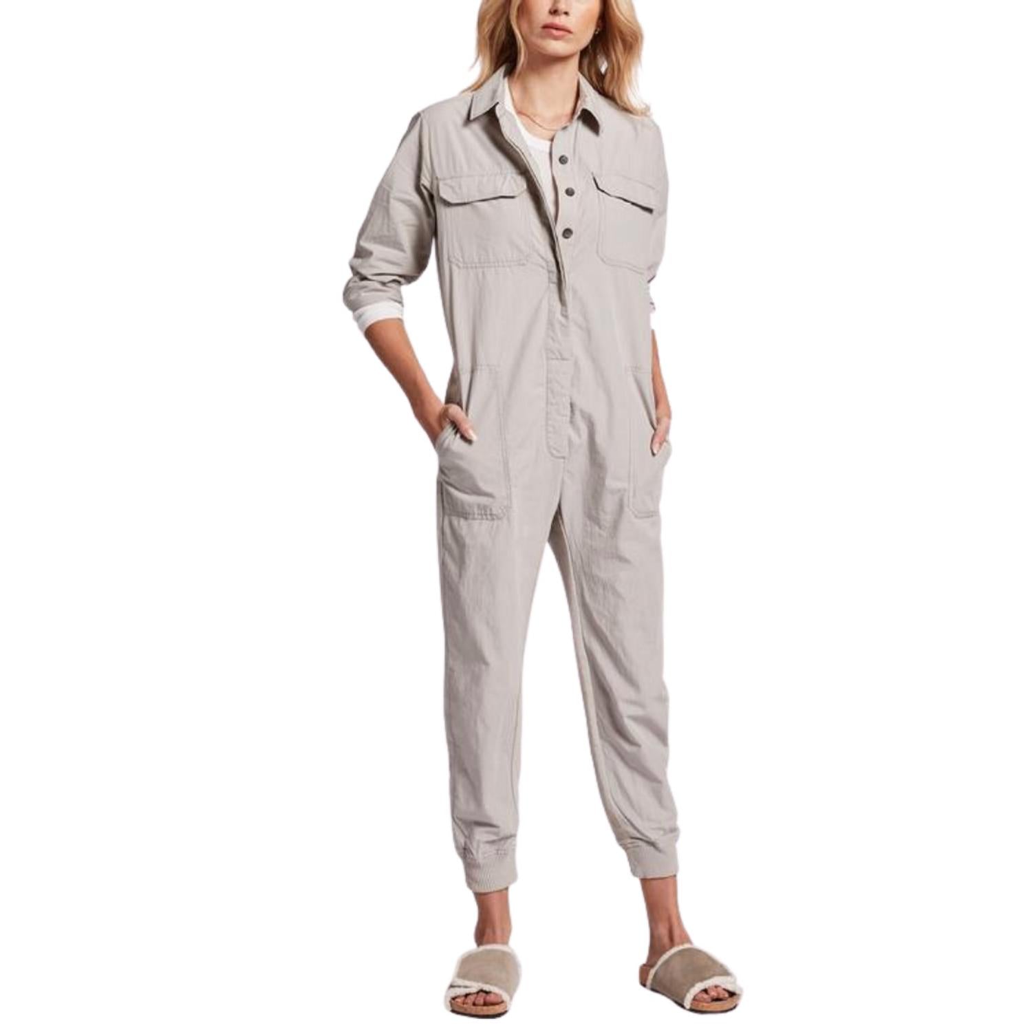 Хлопковый комбинезон утилитарный в сером облаке James Perse, серый
Хлопковый комбинезон утилитарный в сером облаке James Perse, серый