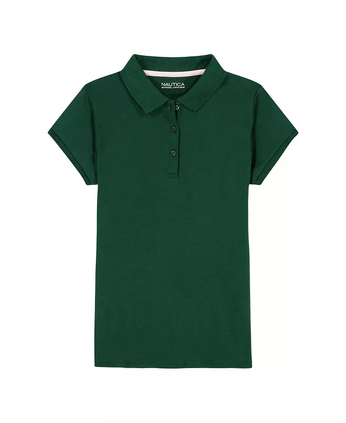 Поло с коротким рукавом для девочек Interlock Nautica, зеленый
Поло с коротким рукавом для девочек Interlock Nautica, зеленый
