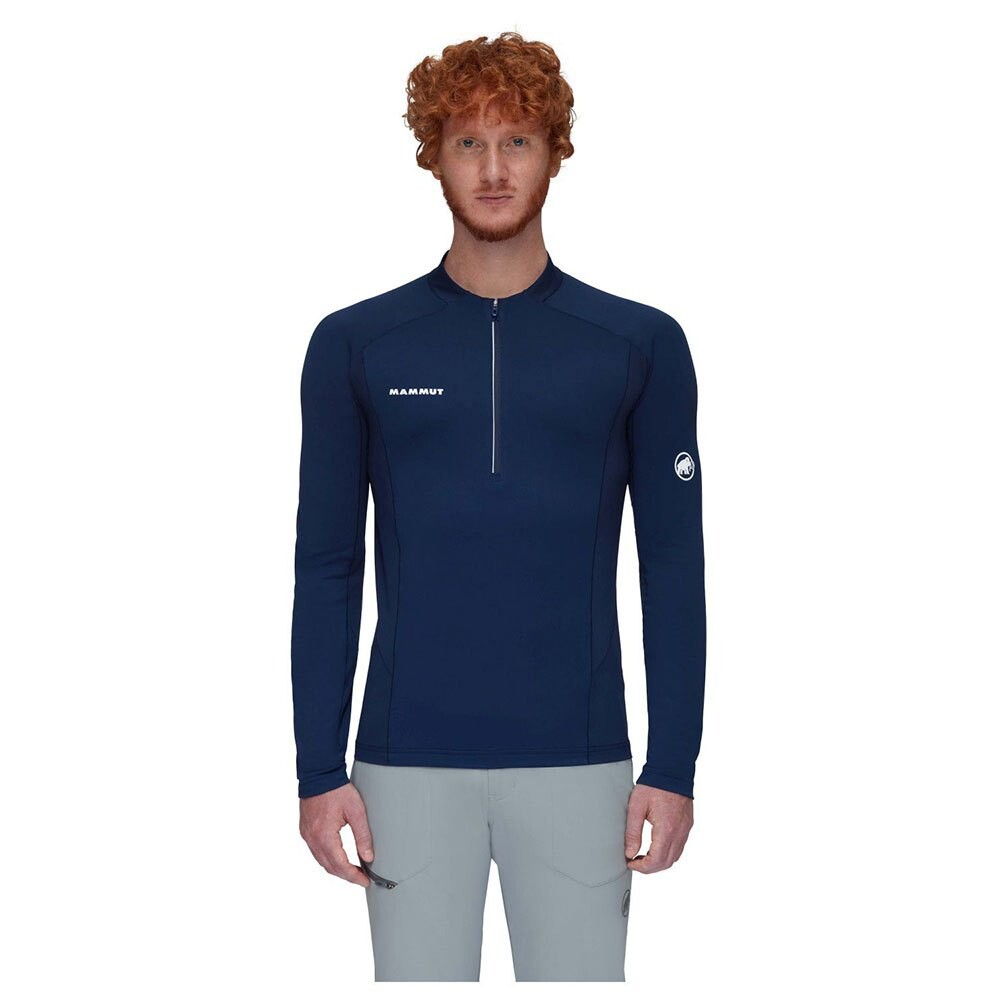 Футболка с длинным рукавом Mammut Aenergy FL Zip, синий 
Футболка с длинным рукавом Mammut Aenergy FL Zip, синий