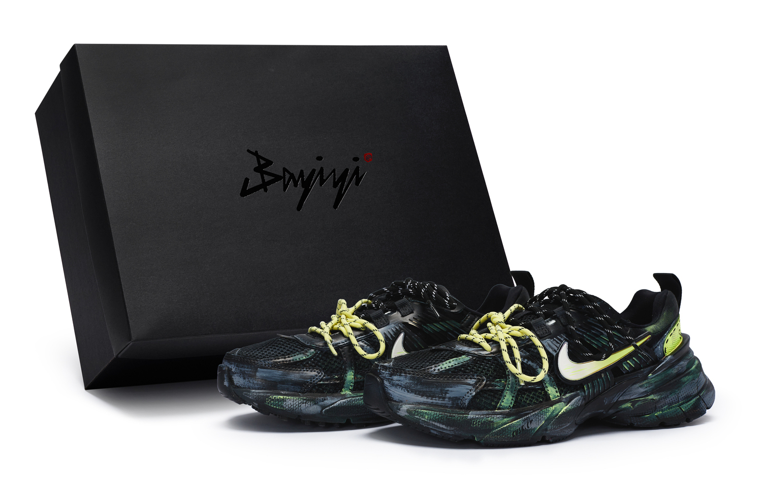 Nike V2K Беговые кроссовки с противоскользящей подошвой Низкие Унисекс Черный Желтый Зеленый, цвет Black Yellow Green
Nike V2K Беговые кроссовки с противоскользящей подошвой Низкие Унисекс Черный Желтый Зеленый, цвет Black Yellow Green