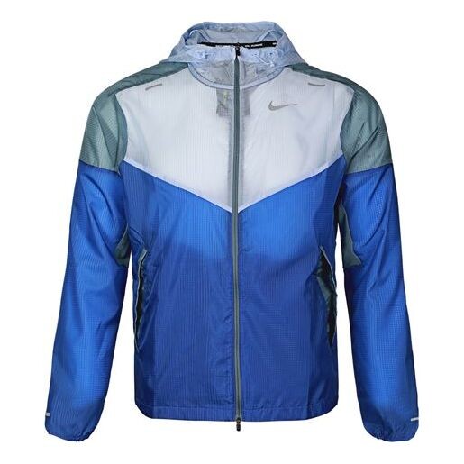 Куртка Nike WINDRUNNER Woven Colorblock hooded Running Jacket Blue, синий 
Куртка Nike WINDRUNNER Woven Colorblock hooded Running Jacket Blue, синий