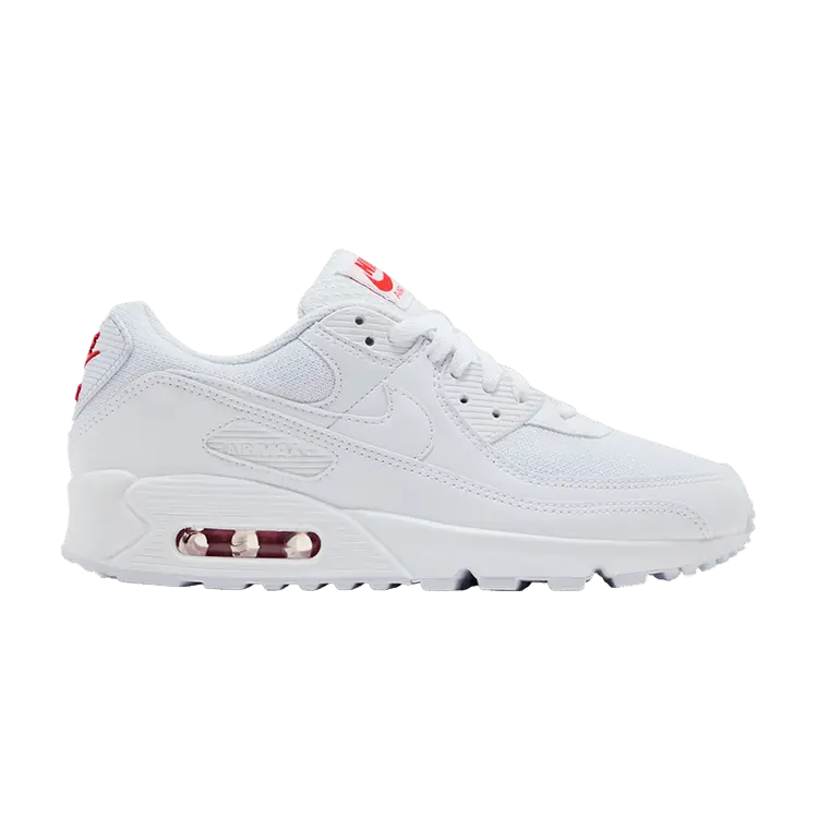 Кроссовки Nike Air Max 90 'White Light Crimson', белый
Кроссовки Nike Air Max 90 'White Light Crimson', белый