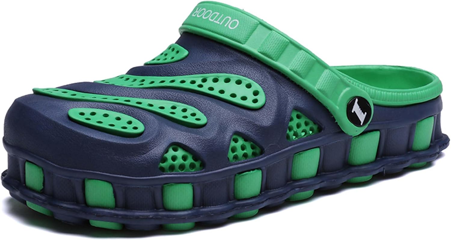 Мужские модные садовые туфли с поддержкой свода стопы, повседневные сабо, тапочки, быстросохнущие, нескользящие пляжные сандалии, регулируемый каблук, мягкая подошва, комфорт Generic, бирюзовый
Мужские модные садовые туфли с поддержкой свода стопы, повседневные сабо, тапочки, быстросохнущие, нескользящие пляжные сандалии, регулируемый каблук, мягкая подошва, комфорт Generic, бирюзовый