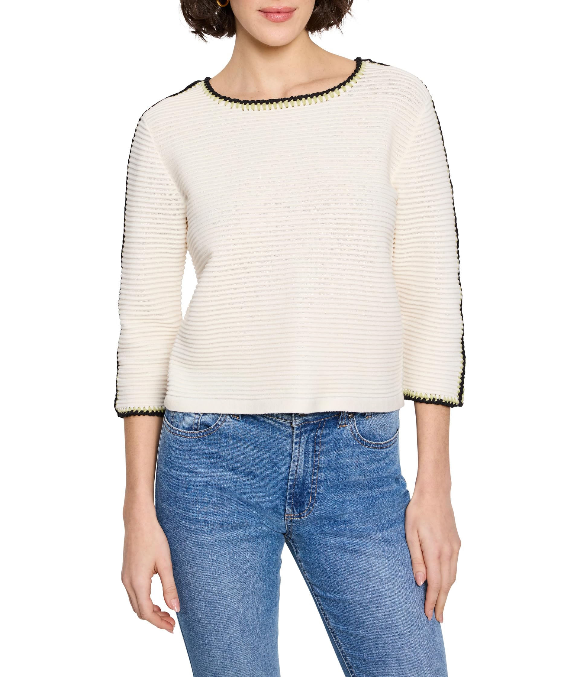 Свитер NIC+ZOE Petite Ottoman Stitched Sweater, Classic Cream 
Свитер NIC+ZOE Petite Ottoman Stitched Sweater, Classic Cream