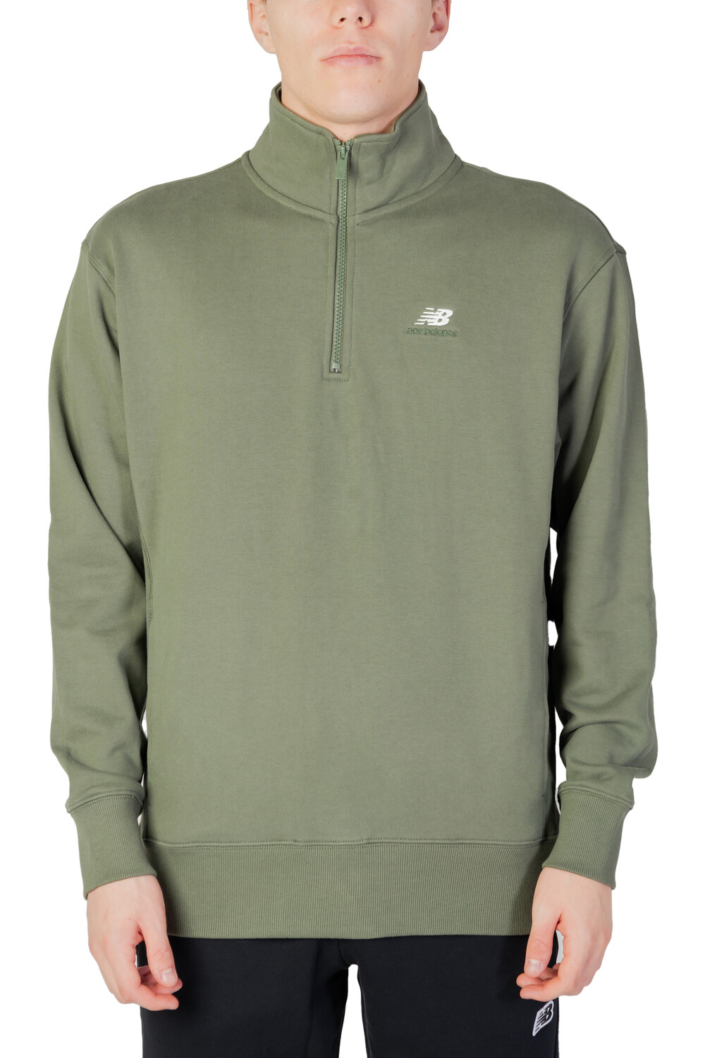 Толстовка мужская New Balance с воротником на молнии, зеленый
Толстовка мужская New Balance с воротником на молнии, зеленый