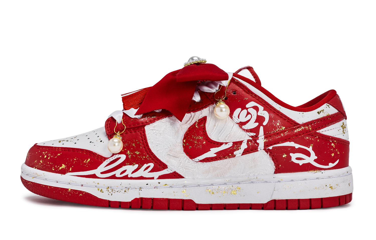 Nike Dunk Walking Planet, Rose Vow Low top Skateboard Shoes Unisex Red White Gold
Nike Dunk Walking Planet, Rose Vow Low top Skateboard Shoes Unisex Red White Gold