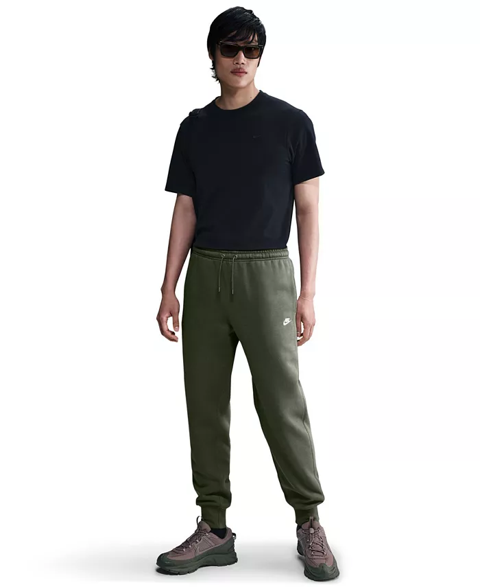 Мужские спортивные брюки Club с флисом и кулиской Nike, зеленый
Мужские спортивные брюки Club с флисом и кулиской Nike, зеленый