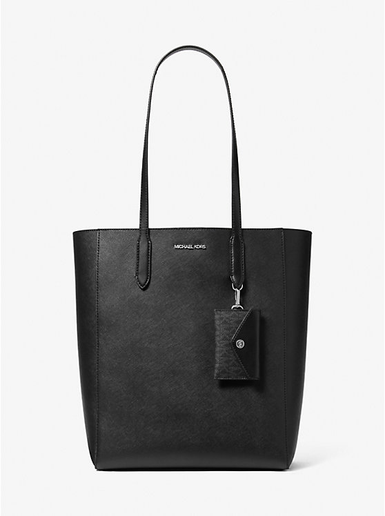 Большая сумка-тоут Vincent из сафьяновой кожи с отделением для карт Michael Kors, черный
Большая сумка-тоут Vincent из сафьяновой кожи с отделением для карт Michael Kors, черный