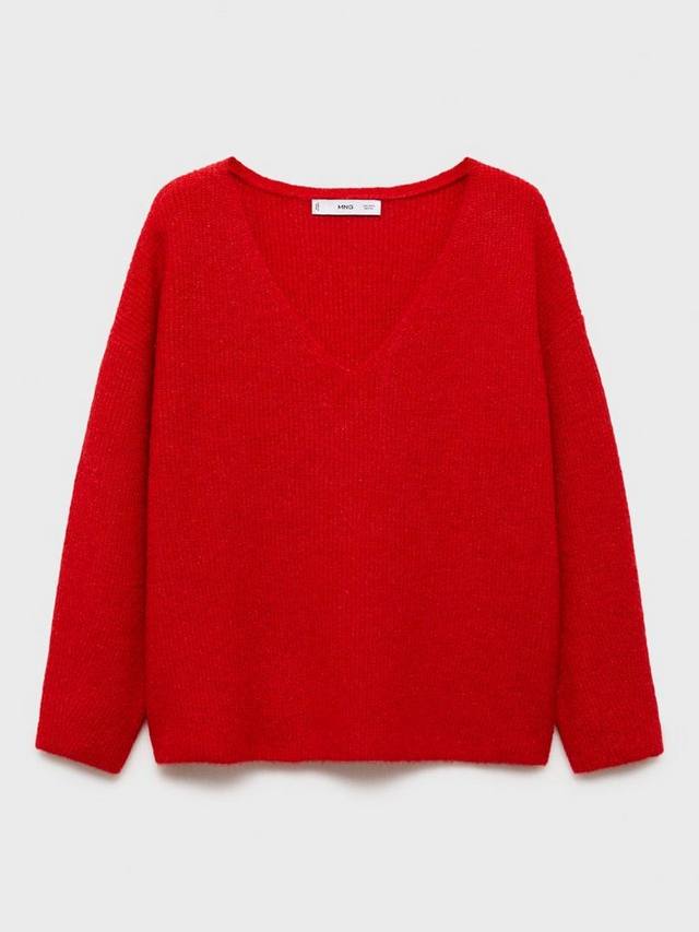 Джемпер с v-образным вырезом feten Mango, красный
Джемпер с v-образным вырезом feten Mango, красный