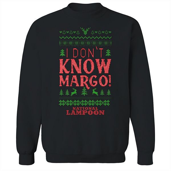 Мужской свитшот National Lampoon's Christmas Vacation I Don't Know Margo Licensed Character
Мужской свитшот National Lampoon's Christmas Vacation I Don't Know Margo Licensed Character
