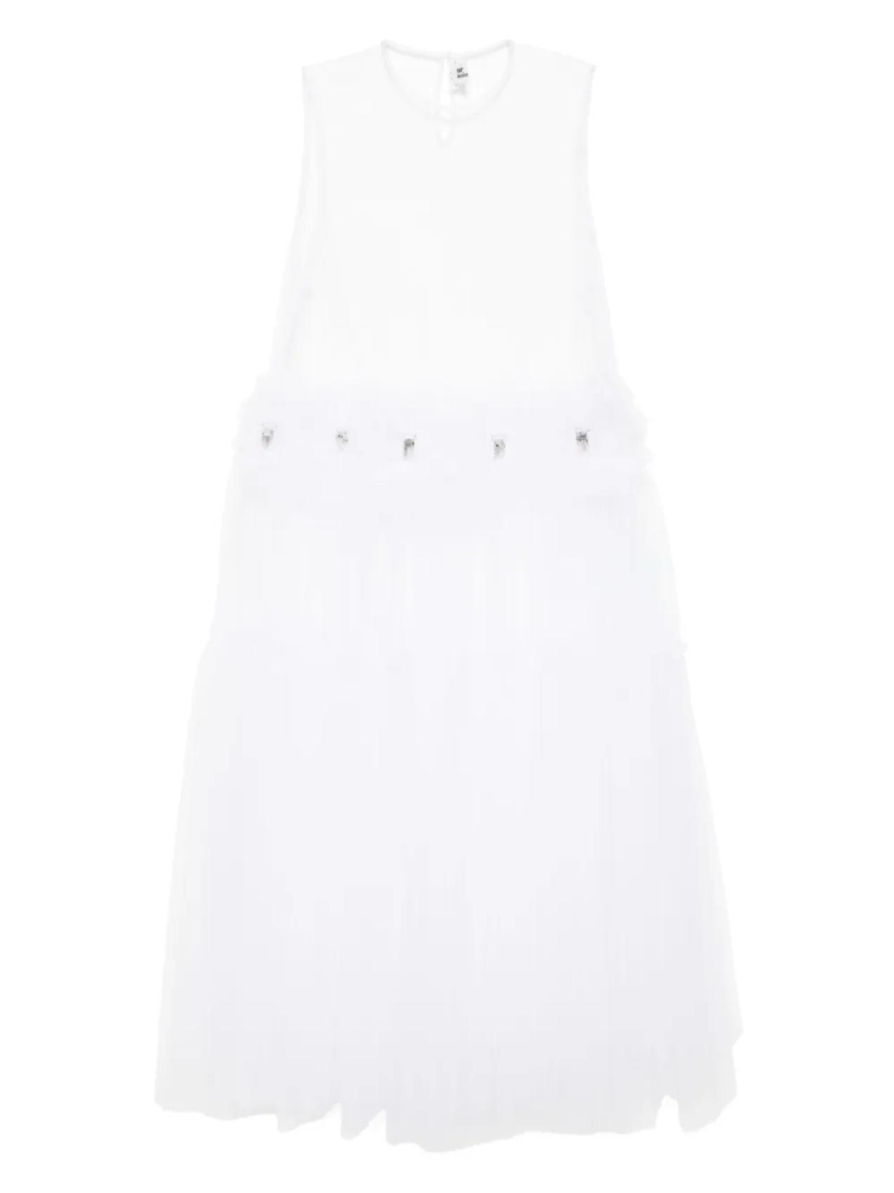 Noir Kei Ninomiya платье со съемной юбкой, белый
Noir Kei Ninomiya платье со съемной юбкой, белый