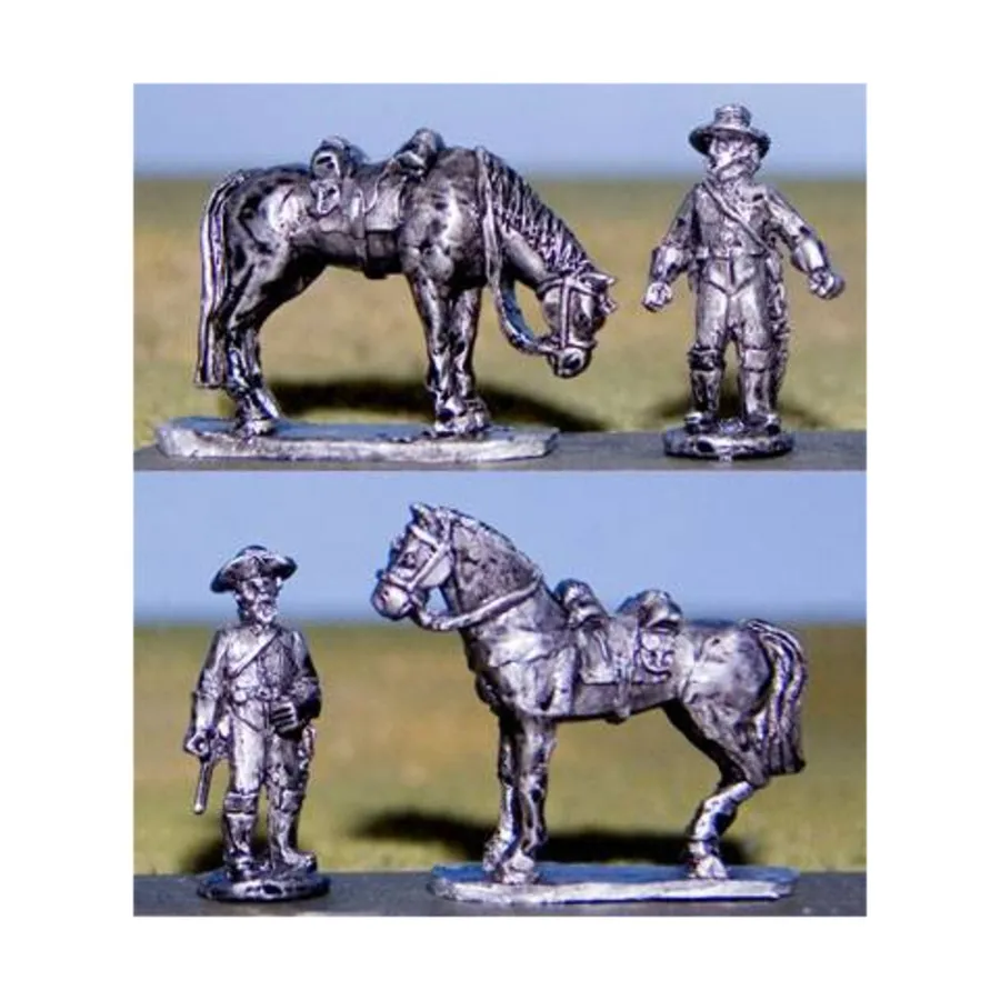 Держатели для лошадей с лошадьми, Blue and the Gray Miniatures - Confederate (15mm)
Держатели для лошадей с лошадьми, Blue and the Gray Miniatures - Confederate (15mm)