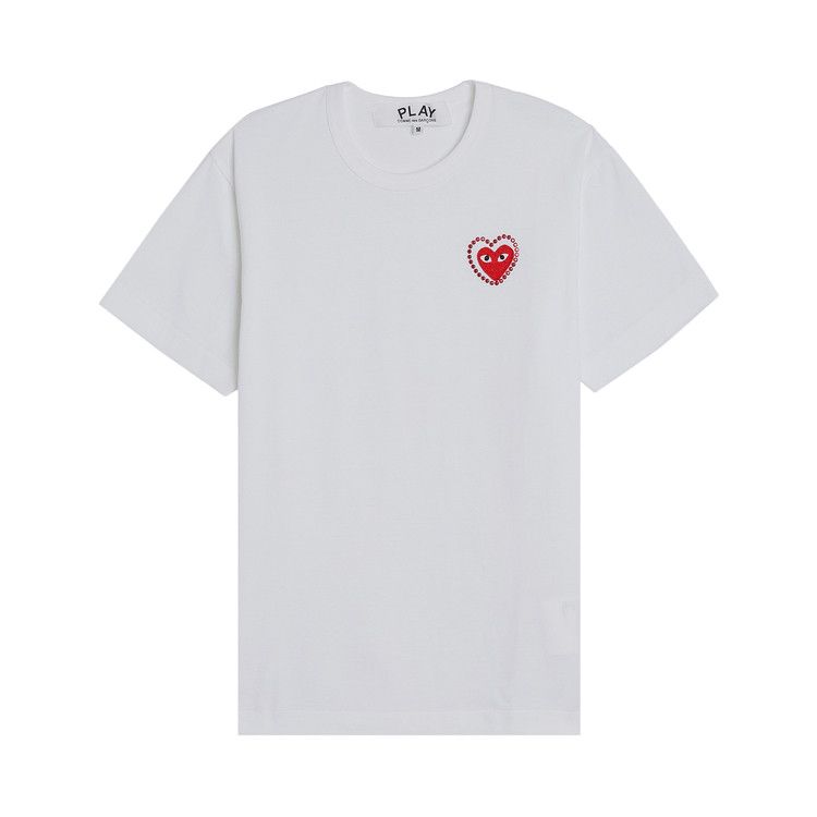 Футболка Comme des Garçons PLAY Metalstone Heart T-Shirt, White/Red
Футболка Comme des Garçons PLAY Metalstone Heart T-Shirt, White/Red