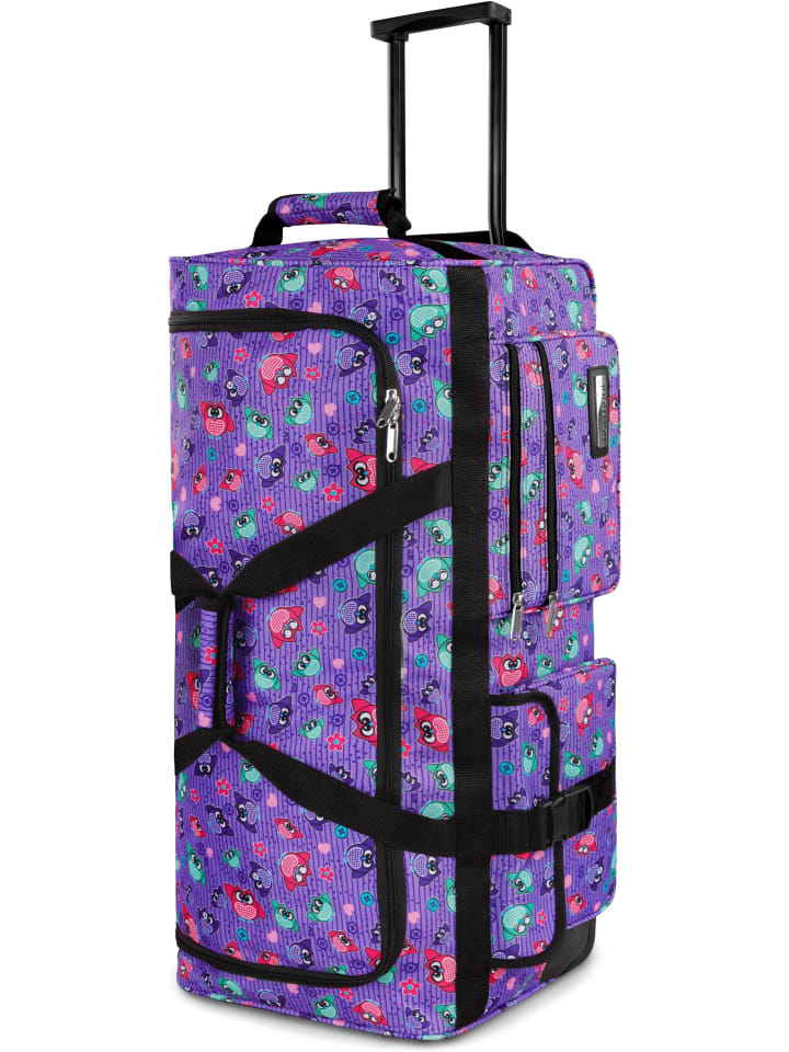 Дорожная сумка на 3 колесах, 80 литров, в дизайне Crazy Owl normani
Дорожная сумка на 3 колесах, 80 литров, в дизайне Crazy Owl normani
