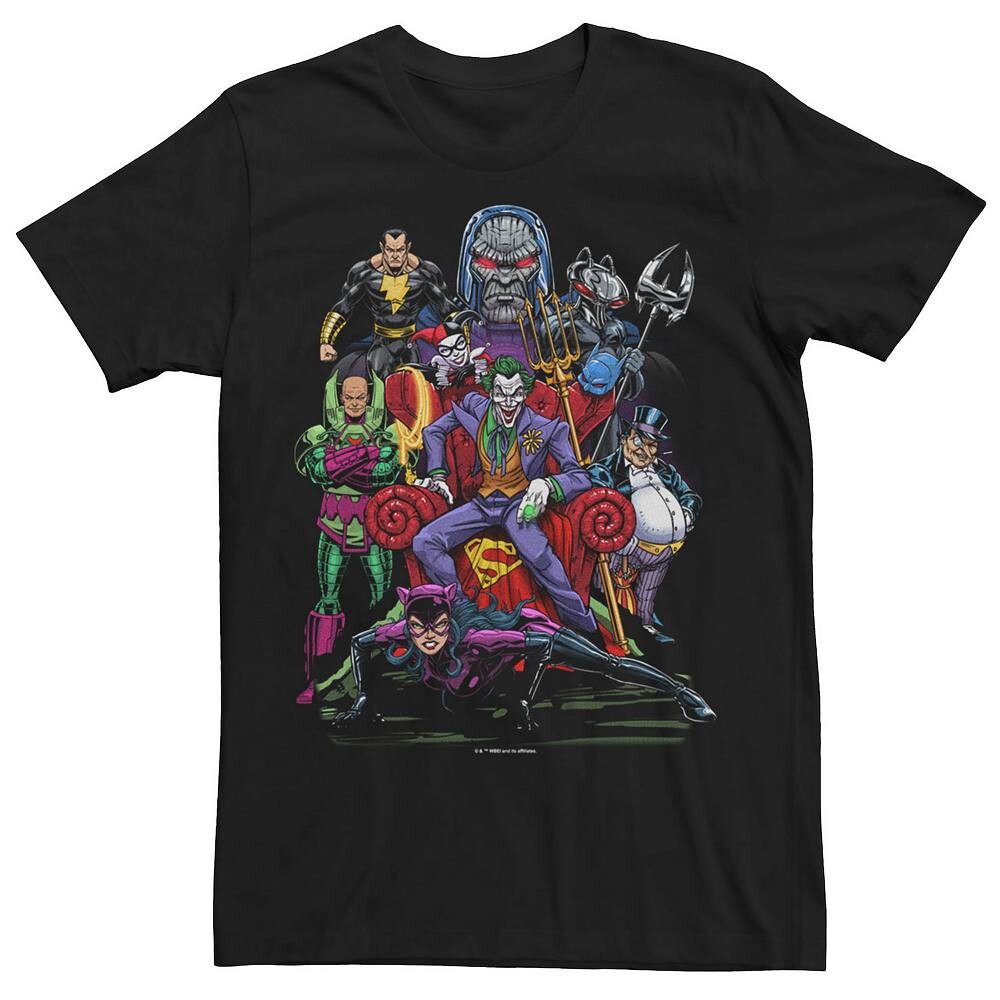 Мужская футболка WB The 100 DC Villains с графическим изображением группового фото Licensed Character, черный
Мужская футболка WB The 100 DC Villains с графическим изображением группового фото Licensed Character, черный