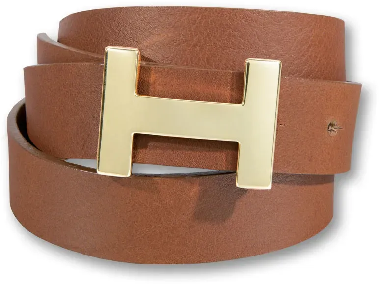 Ремень Silbergift с простой золотистой застежкой, цвет Cognac
Ремень Silbergift с простой золотистой застежкой, цвет Cognac